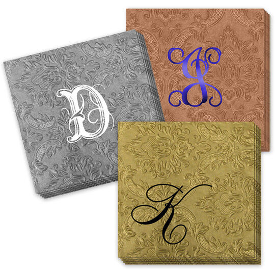 Carte Embossed Single Initial Napkins